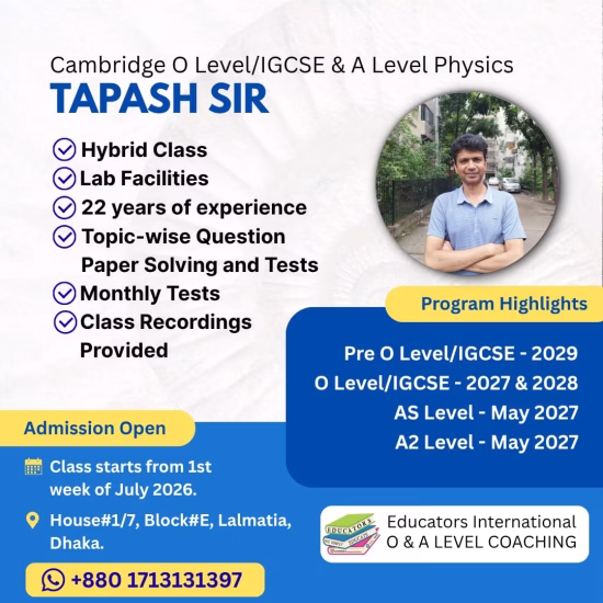 Physics - Tapash Sir